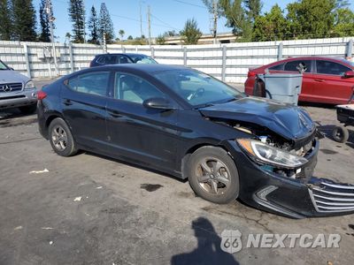 Czwarte zdjęcie samochodu z boku: 2017 HYUNDAI ELANTRA ECO VIN:5NPD94LA3HH061036 - miniatura