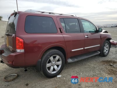 Trzecie zdjęcie samochodu z tyłu: 2010 NISSAN ARMADA SE VIN:5N1AA0ND7AN622981 - miniatura