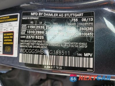 Zdjęcie 13 z 13 samochodu: 2014 MERCEDES-BENZ GLK 350 VIN:WDCGG5HB0EG188511 - miniatura