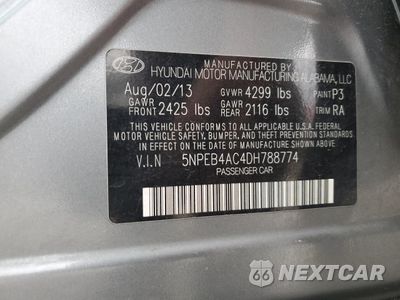 Zdjęcie 14 z 14 samochodu: 2013 HYUNDAI SONATA GLS VIN:5NPEB4AC4DH788774 - miniatura