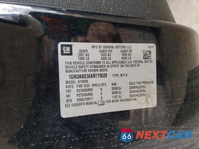 Zdjęcie 13 z 13 samochodu: 2010 CHEVROLET SUBURBAN K1500 LTZ VIN:1GNUKKE38AR179628 - miniatura