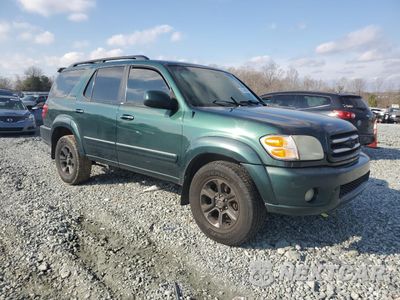 Czwarte zdjęcie samochodu z boku: 2001 TOYOTA SEQUOIA LIMITED VIN:5TDBT48A51S021395 - miniatura