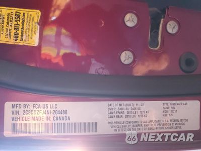 Zdjęcie 14 z 15 samochodu: 2022 DODGE CHALLENGER R/T SCAT PACK VIN:2C3CDZFJ4NH204488 - miniatura