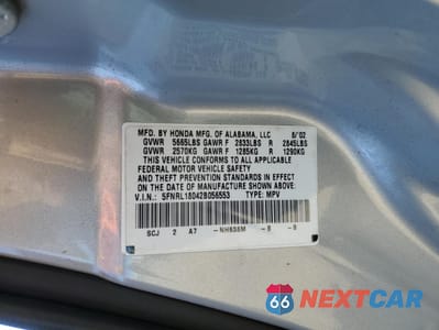 Zdjęcie 15 z 16 samochodu: 2002 HONDA ODYSSEY EXL VIN:5FNRL18042B056553 - miniatura