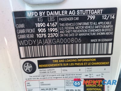 Zdjęcie 12 z 13 samochodu: 2016 MERCEDES-BENZ AMG GT S VIN:WDDYJAJAXGA000806 - miniatura