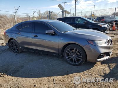 Czwarte zdjęcie samochodu z boku: 2019 ACURA TLX TECHNOLOGY VIN:19UUB2F67KA006931 - miniatura
