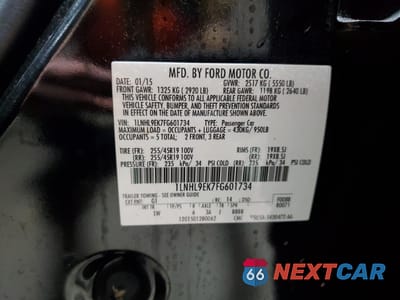 Zdjęcie 14 z 15 samochodu: 2015 LINCOLN MKS VIN:1LNHL9EK7FG601734 - miniatura