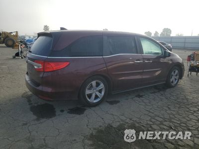 Trzecie zdjęcie samochodu z tyłu: 2018 HONDA ODYSSEY EX VIN:5FNRL6H51JB074371 - miniatura
