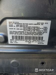 Zdjęcie 14 z 14 samochodu: 2015 MITSUBISHI OUTLANDER SPORT ES VIN:4A4AP3AW5FE062101 - miniatura