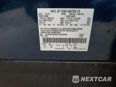 Zdjęcie 15 z 16 samochodu: 2017 FORD EXPLORER XLT VIN:1FM5K8D88HGA69208 - miniatura