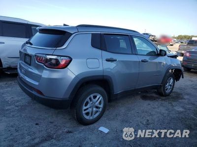 Trzecie zdjęcie samochodu z tyłu: 2021 JEEP COMPASS SPORT VIN:3C4NJDAB8MT571979 - miniatura