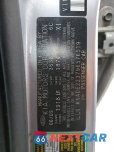 Zdjęcie 12 z 12 samochodu: 2009 KIA RIO BASE VIN:KNADE223796576519 - miniatura