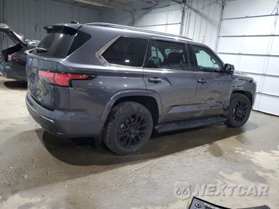 Trzecie zdjęcie samochodu z tyłu: 2023 TOYOTA SEQUOIA SR5 VIN:7SVAAABA6PX018460 - miniatura