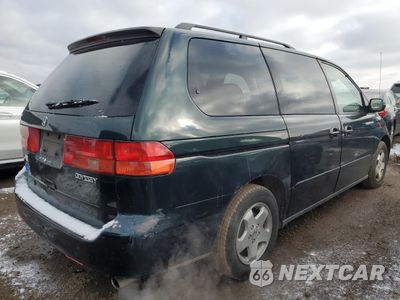 Trzecie zdjęcie samochodu z tyłu: 2000 HONDA ODYSSEY EX VIN:2HKRL1864YH533545 - miniatura