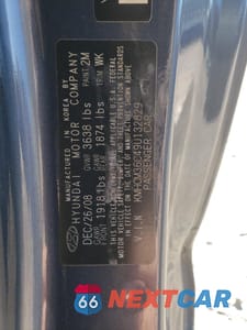 Zdjęcie 14 z 15 samochodu: 2009 HYUNDAI ACCENT GS VIN:KMHCM36C49U132829 - miniatura