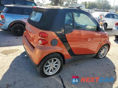 Trzecie zdjęcie samochodu z tyłu: 2008 SMART FORTWO PASSION VIN:WMEEK31X28K126441 - miniatura