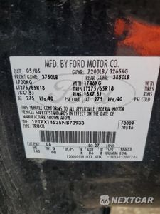 Zdjęcie 14 z 14 samochodu: 2005 FORD F150 VIN:1FTPX14535NB73933 - miniatura
