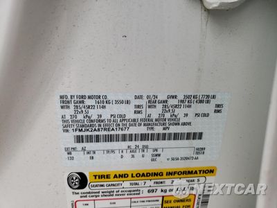 Zdjęcie 15 z 15 samochodu: 2024 FORD EXPEDITION MAX LIMITED VIN:1FMJK2A87REA17677 - miniatura