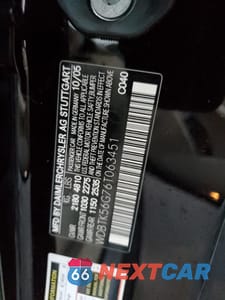 Zdjęcie 14 z 14 samochodu: 2006 MERCEDES-BENZ CLK 350 VIN:WDBTK56G76T063451 - miniatura