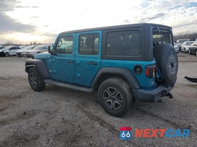 Drugie zdjęcie samochodu z przodu: 2020 JEEP WRANGLER UNLIMITED SPORT VIN:1C4HJXDN0LW323111 - miniatura