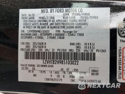 Zdjęcie 15 z 16 samochodu: 2008 FORD MUSTANG GT VIN:1ZVHT82H985103022 - miniatura