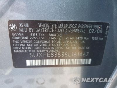Zdjęcie 15 z 16 samochodu: 2008 BMW X5 4.8I VIN:5UXFE83538L161467 - miniatura