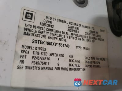 Zdjęcie 14 z 14 samochodu: 1997 GMC SIERRA K1500 VIN:2GTEK19MXV1551740 - miniatura