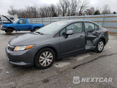 2012 HONDA CIVIC LX 2HGFB2E53CH572590 - główne zdjęcie licytacji z USA - miniatura