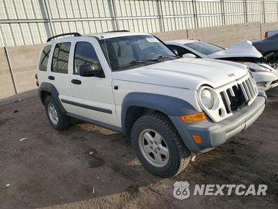Czwarte zdjęcie samochodu z boku: 2007 JEEP LIBERTY SPORT VIN:1J8GL48K27W701254 - miniatura