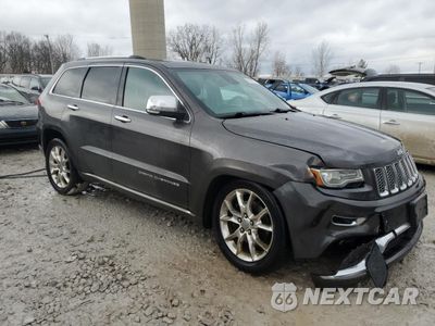 Czwarte zdjęcie samochodu z boku: 2014 JEEP GRAND CHEROKEE SUMMIT VIN:1C4RJFJT7EC237266 - miniatura