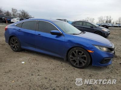 Czwarte zdjęcie samochodu z boku: 2020 HONDA CIVIC SPORT VIN:2HGFC2F85LH569972 - miniatura
