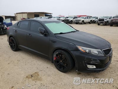 Czwarte zdjęcie samochodu z boku: 2014 KIA OPTIMA SX VIN:5XXGR4A78EG299895 - miniatura
