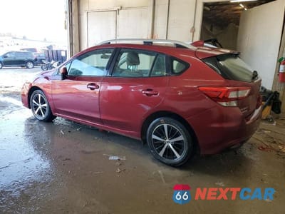 Drugie zdjęcie samochodu z przodu: 2019 SUBARU IMPREZA PREMIUM VIN:4S3GTAD66K3740647 - miniatura