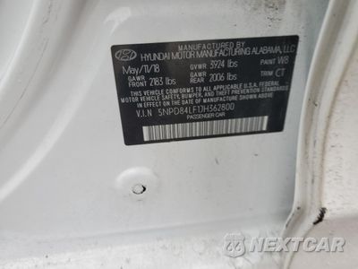 Zdjęcie 14 z 14 samochodu: 2018 HYUNDAI ELANTRA SEL VIN:5NPD84LF1JH362800 - miniatura