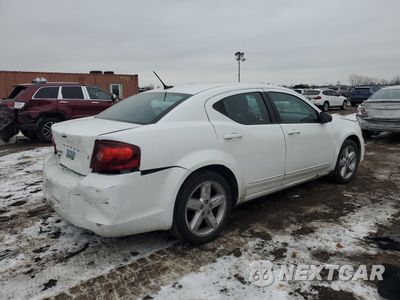 Trzecie zdjęcie samochodu z tyłu: 2012 DODGE AVENGER SE VIN:1C3CDZAB7CN323088 - miniatura