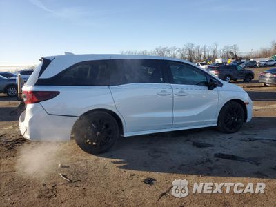 Trzecie zdjęcie samochodu z tyłu: 2025 HONDA ODYSSEY SPORT-L VIN:5FNRL6H74SB010019 - miniatura