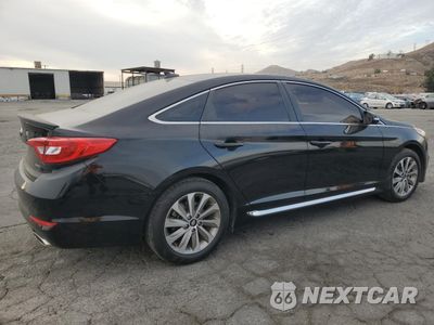 Trzecie zdjęcie samochodu z tyłu: 2017 HYUNDAI SONATA SPORT VIN:5NPE34AF0HH438877 - miniatura
