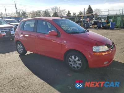 Czwarte zdjęcie samochodu z boku: 2005 CHEVROLET AVEO LT VIN:KL1TG62665B413332 - miniatura