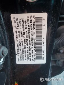 Zdjęcie 15 z 15 samochodu: 2017 HONDA CIVIC EX VIN:19XFC2F75HE011452 - miniatura