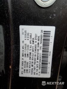 Zdjęcie 12 z 12 samochodu: 2017 HONDA ACCORD LX VIN:1HGCR2F34HA062377 - miniatura