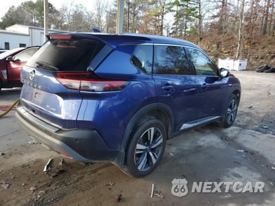 Trzecie zdjęcie samochodu z tyłu: 2021 NISSAN ROGUE SL VIN:5N1AT3CB7MC697693 - miniatura