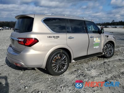 Trzecie zdjęcie samochodu z tyłu: 2019 INFINITI QX80 LUXE VIN:JN8AZ2NFXK9684139 - miniatura
