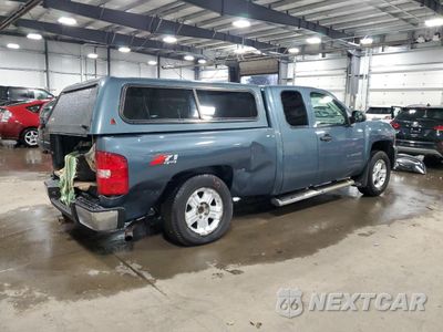 Trzecie zdjęcie samochodu z tyłu: 2010 CHEVROLET SILVERADO K1500 LT VIN:1GCSKSE32AZ181858 - miniatura