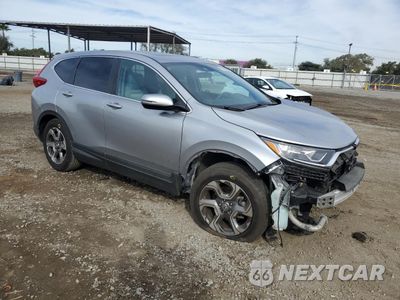 Czwarte zdjęcie samochodu z boku: 2019 HONDA CR-V EX VIN:5J6RW1H54KA035188 - miniatura