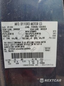Zdjęcie 12 z 13 samochodu: 2004 FORD F150 VIN:1FTPX14544NC60044 - miniatura