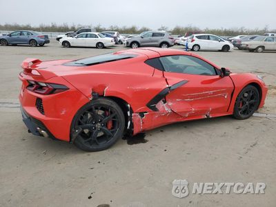 Trzecie zdjęcie samochodu z tyłu: 2021 CHEVROLET CORVETTE STINGRAY 2LT VIN:1G1YB2D43M5106403 - miniatura
