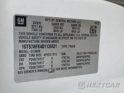Zdjęcie 12 z 12 samochodu: 2013 GMC SAVANA G1500 VIN:1GTS7AFX4D1126621 - miniatura