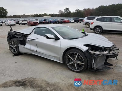 Czwarte zdjęcie samochodu z boku: 2020 CHEVROLET CORVETTE STINGRAY 3LT VIN:1G1Y83D49L5110359 - miniatura