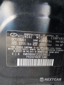 Zdjęcie 14 z 15 samochodu: 2012 HYUNDAI ELANTRA TOURING GLS VIN:KMHDB8AE2CU139012 - miniatura
