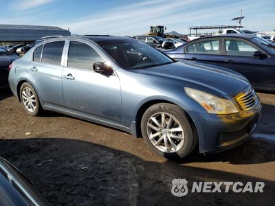 Czwarte zdjęcie samochodu z boku: 2009 INFINITI G37 BASE VIN:JNKCV61E49M310426 - miniatura